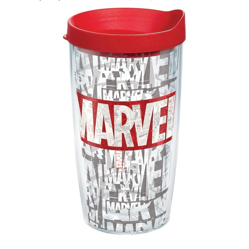 Tervis Marvel Logo 16 oz Insulated Travel Tumbler NWT